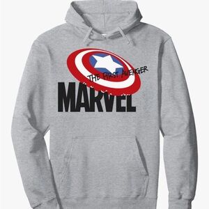 Port and Company Gray Marvel Hoodie
